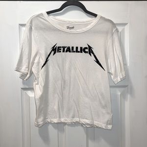 Metallica Band Crop T-Shirt